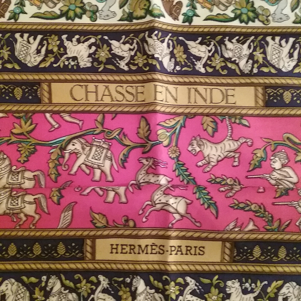 Hermes Silk Scarf